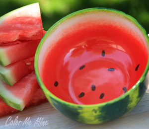 Crystal Lake Watermelon Bowl