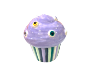 Crystal Lake Eyeball Cupcake