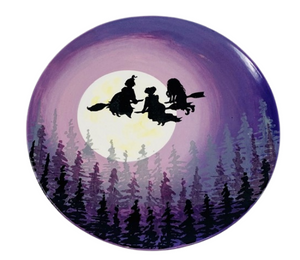 Crystal Lake Kooky Witches Plate