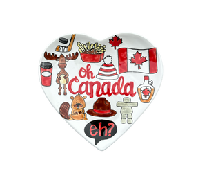 Crystal Lake Canada Heart Plate