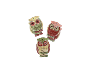 Crystal Lake Owl Ornaments