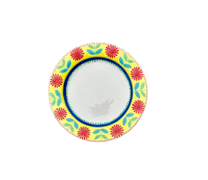 Crystal Lake Floral Charger Plate