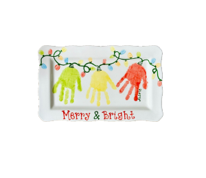 Crystal Lake Merry and Bright Platter