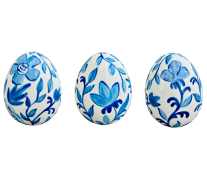 Crystal Lake Chinoiserie Egg