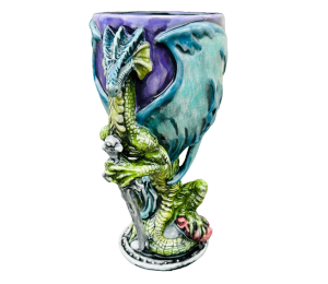 Crystal Lake Antique Dragon Goblet