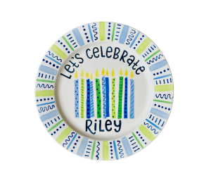 Crystal Lake Let's Celebrate Plate