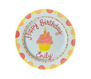 Crystal Lake Birthday Cupcake Plate
